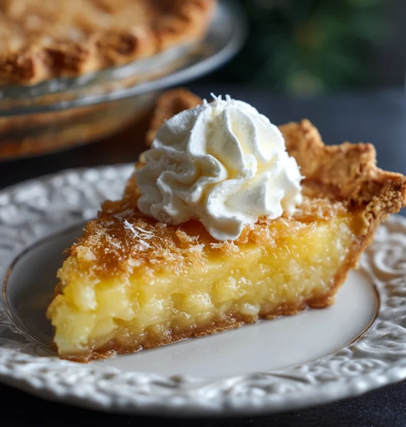 Classic Southern Pineapple Pie