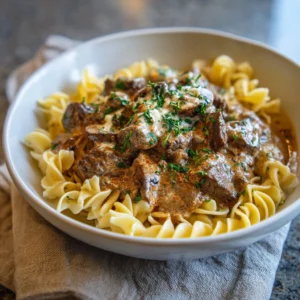 Creamy Garlic Mushroom Pasta