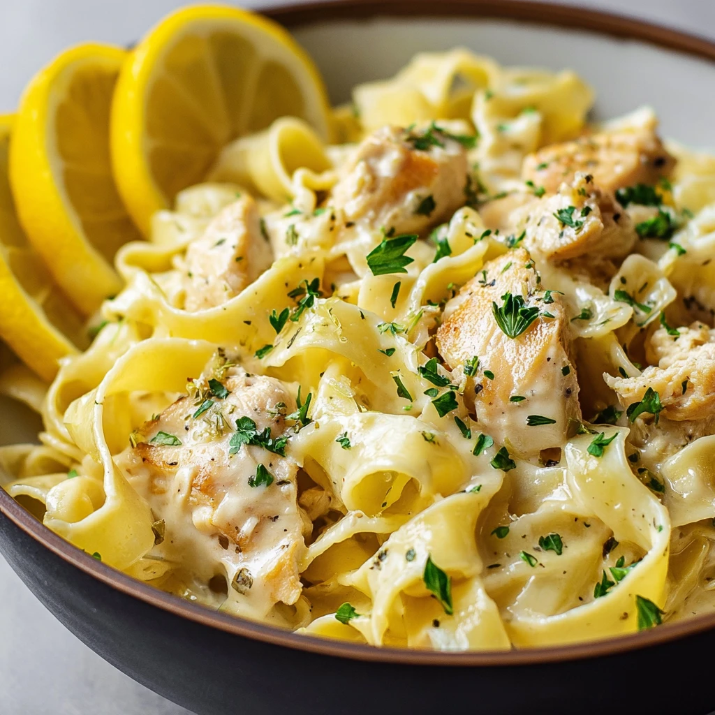 Creamy Lemon Chicken Pasta: A Zesty Delight to Savor