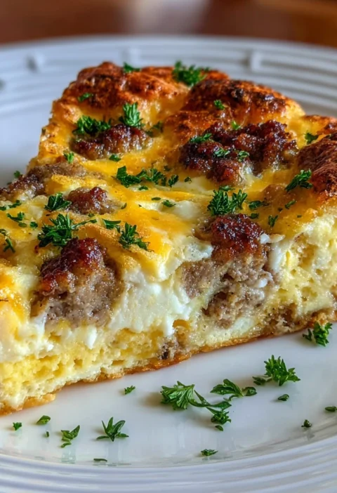 Crescent Sausage Egg Casserole