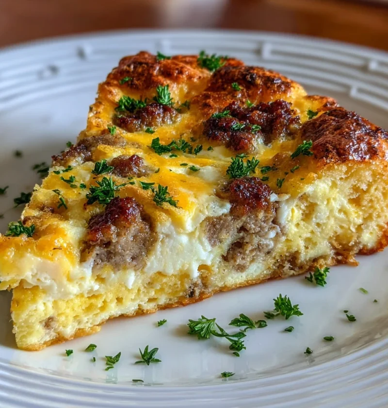 Crescent Sausage Egg Casserole