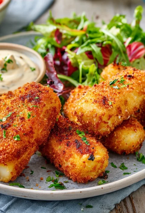 Crispy Chicken Potato Croquettes