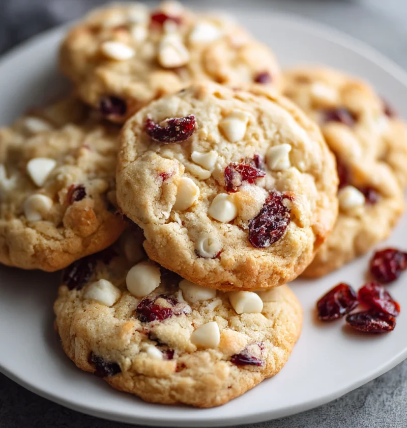 White Chocolate Cranberry Cookies