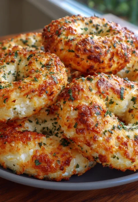Garlicparmesan Cottage Cheese Bagels