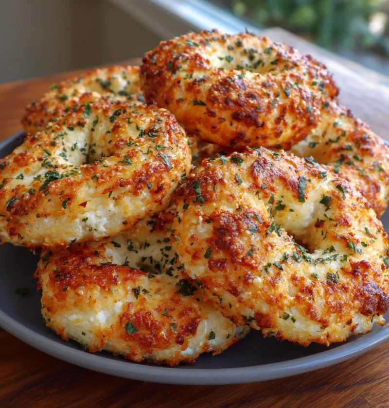 Garlicparmesan Cottage Cheese Bagels