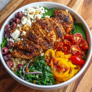 Greek Inspired Chicken Bowl