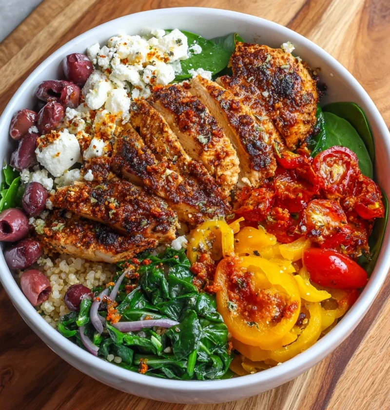 Greek Inspired Chicken Bowl