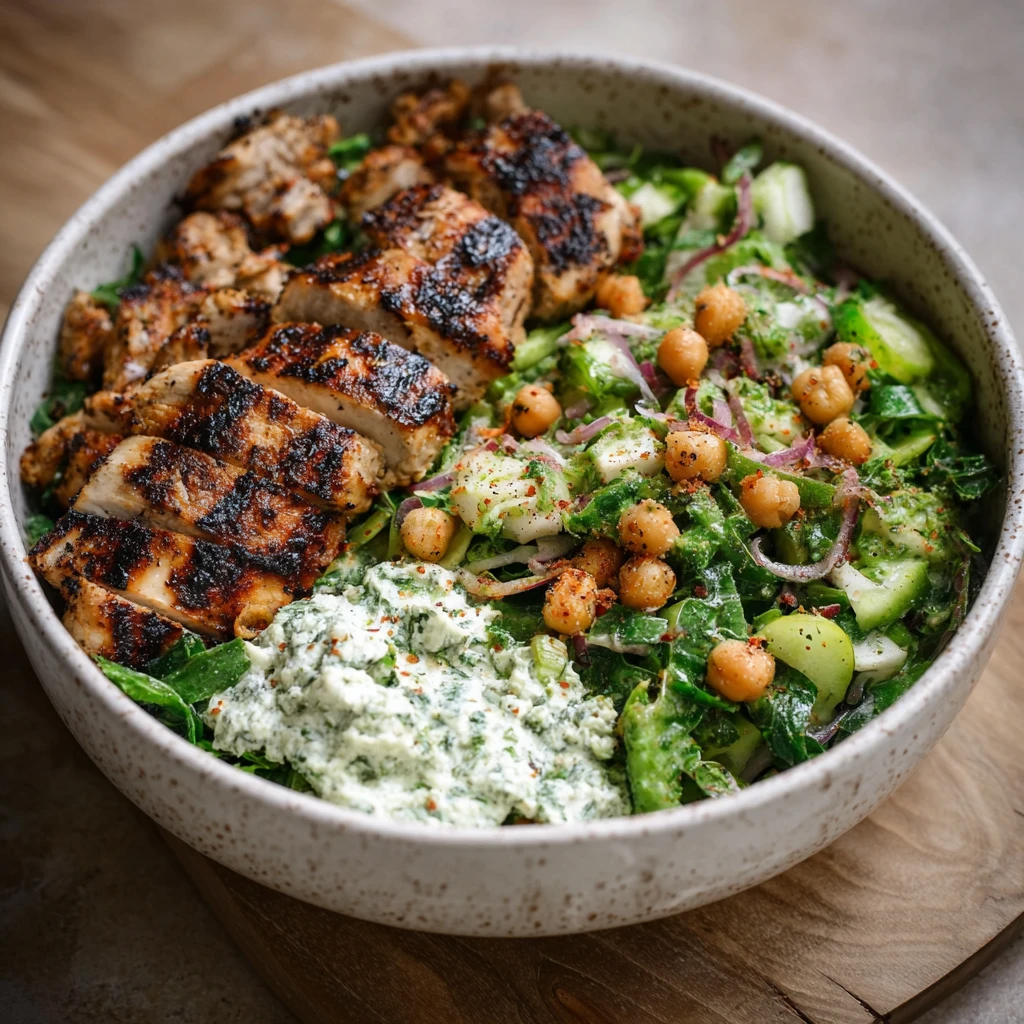 Grilled Chicken & Herby green Bowl