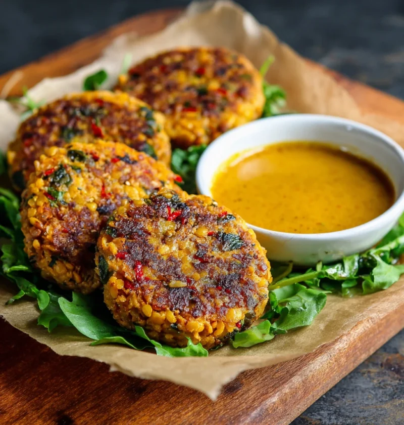 Healthy Sweet Potato Lentil Patties