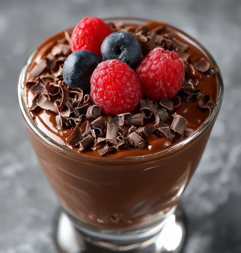 Highprotein Chocolate Chia Pudding