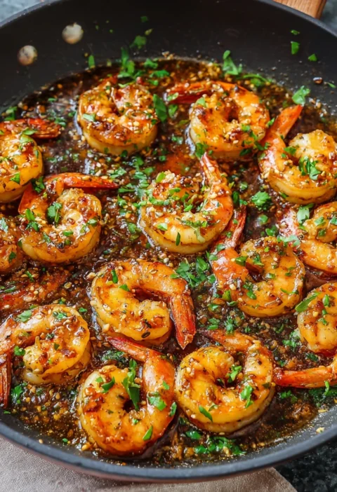 Highprotein Honey Garlic Shrimp