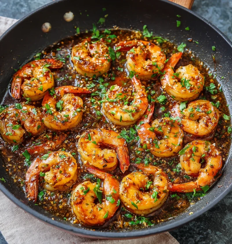 Highprotein Honey Garlic Shrimp