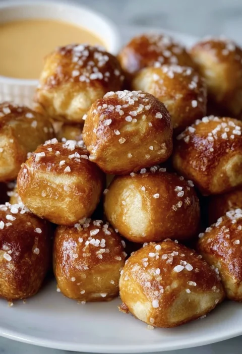 Homemade Soft Pretzel Bites