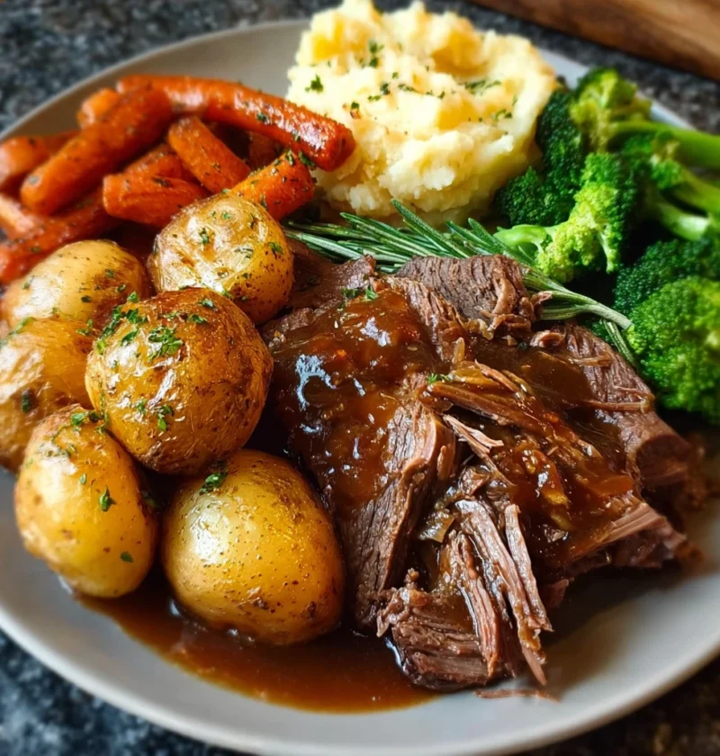 Homestyle Pot Roast Dinner Plate