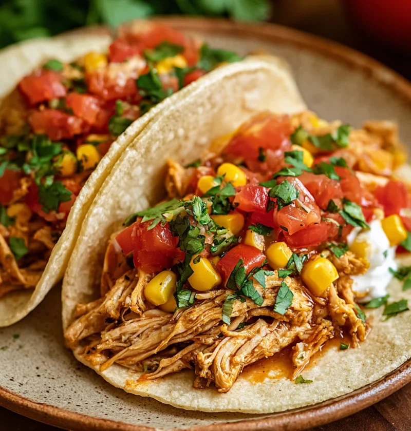 Irresistible Crock Pot Chicken Tacos Dinners