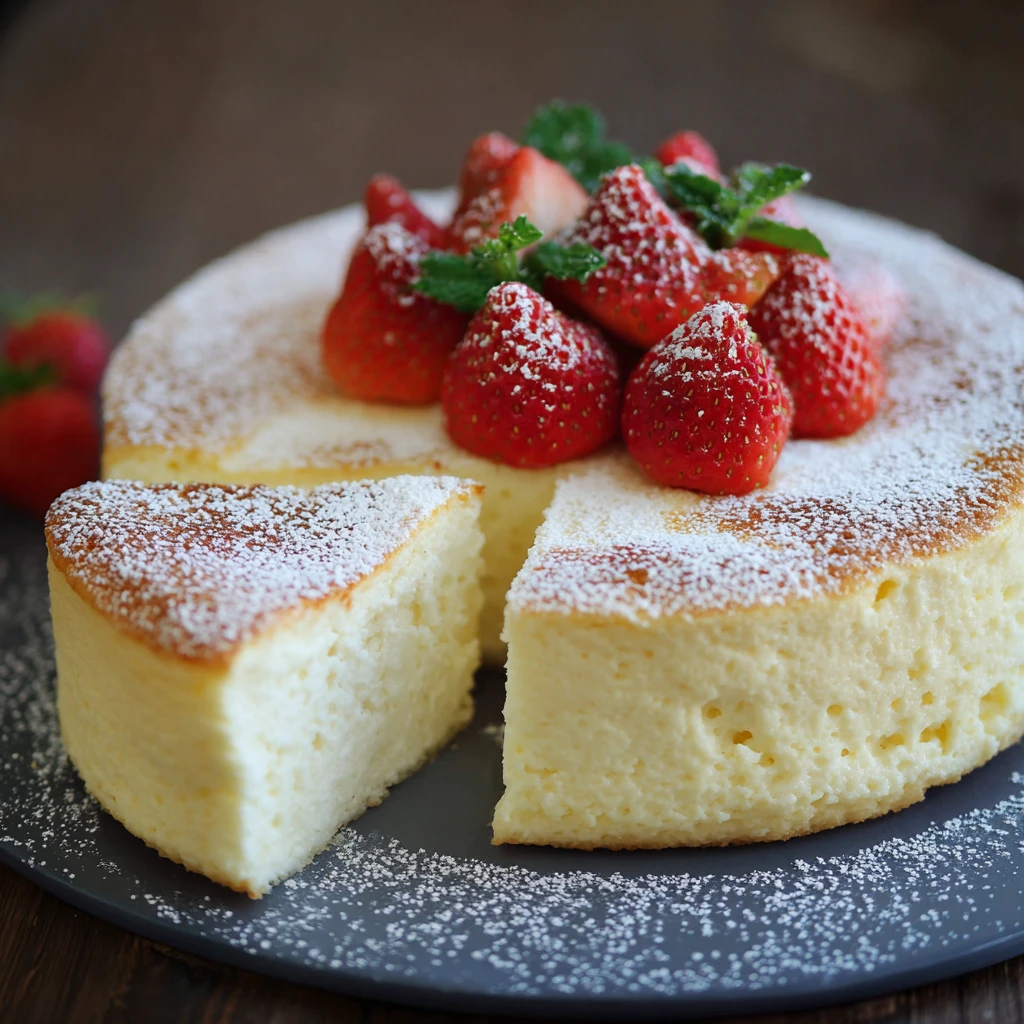 Japanese yoghurt cheesecake