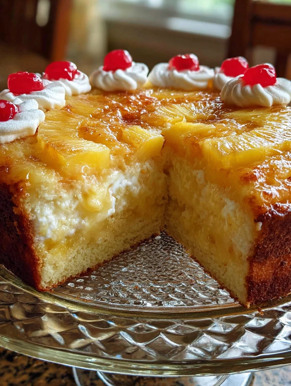 Juicy Pineapple Heaven Cake