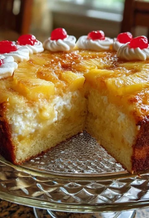 Juicy Pineapple Heaven Cake