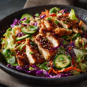 Korean BBQ Chicken Salad