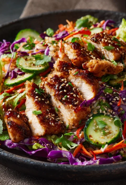 Korean Bbq Chicken Salad