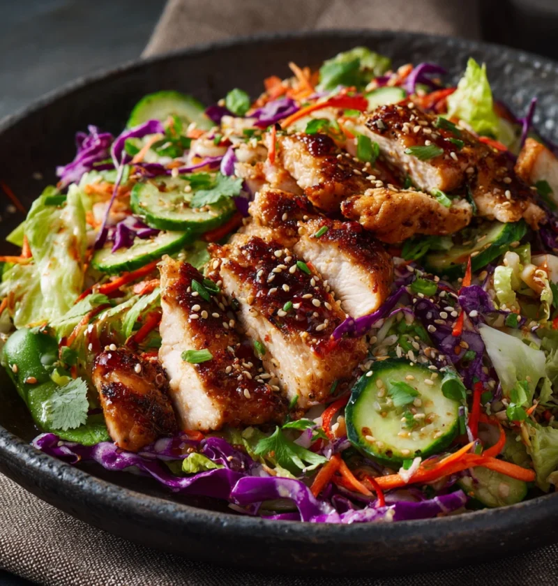 Korean Bbq Chicken Salad