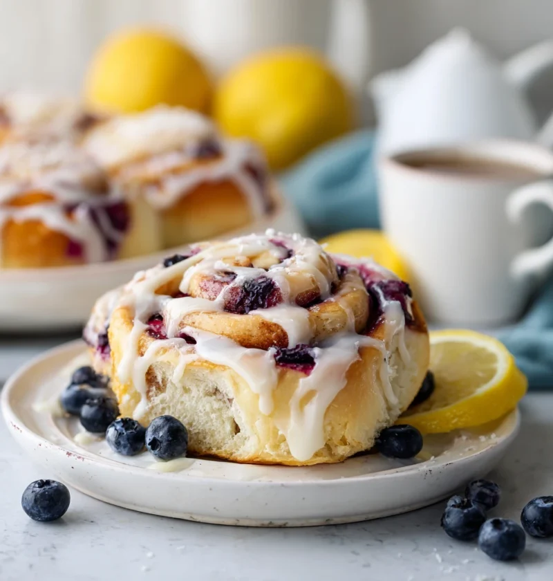 Lemon Blueberry Sweet Rolls