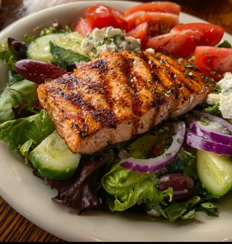 Mouthwatering Grilled Salmon Salad