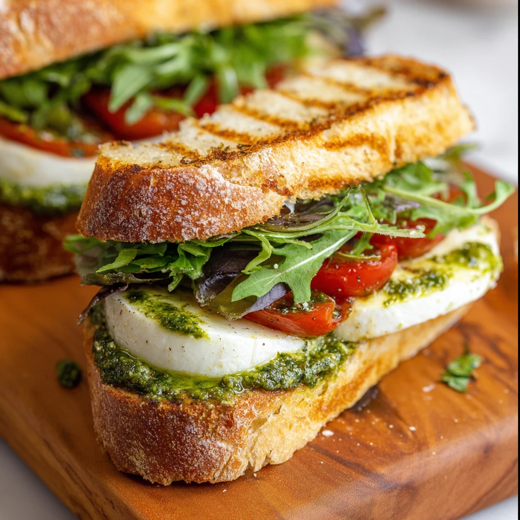 Mozzarella & Pesto Sandwich