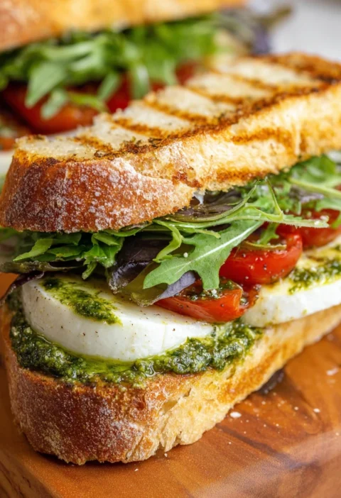 Mozzarella Pesto Sandwich