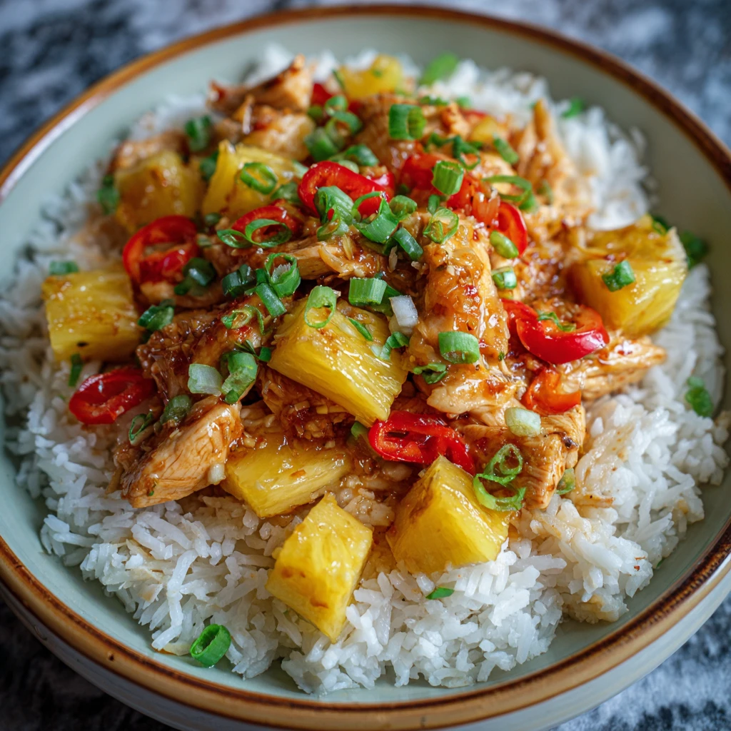 Pineapple Chicken and Rice