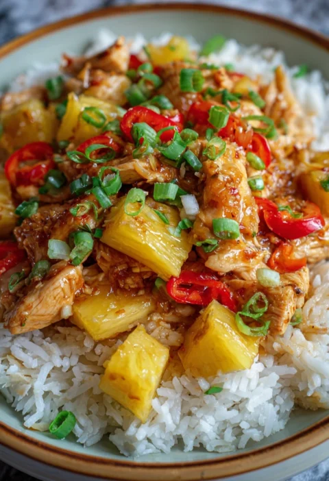 Pineapple Chicken Rice