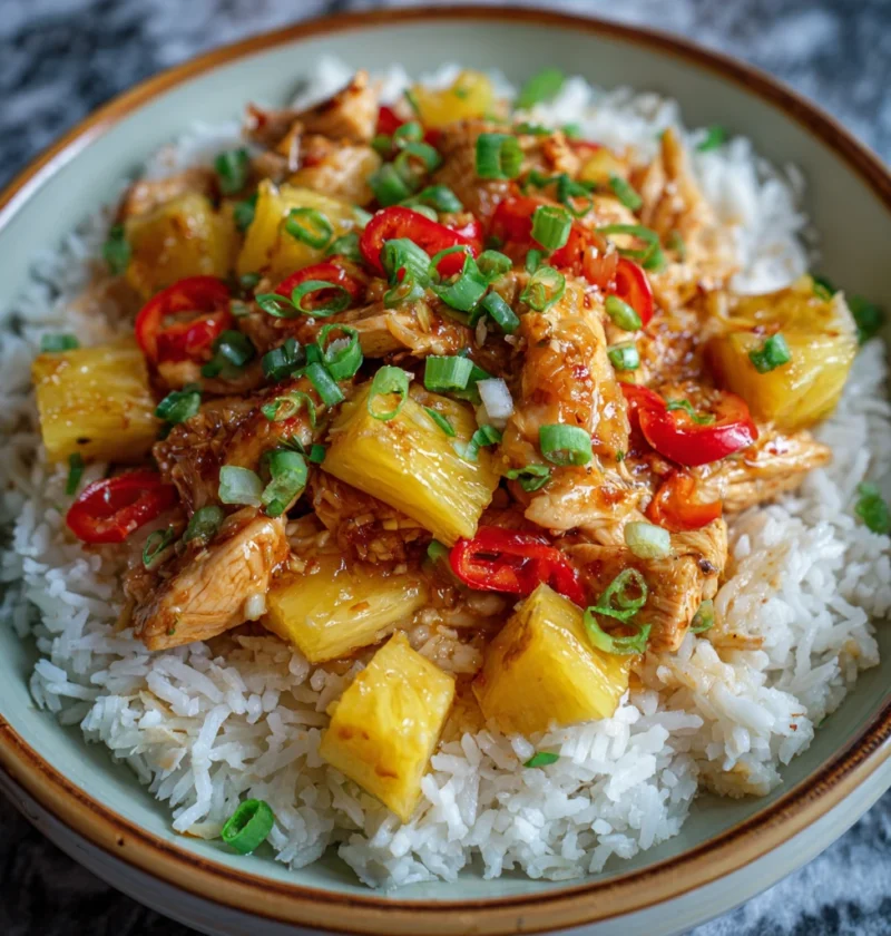 Pineapple Chicken Rice