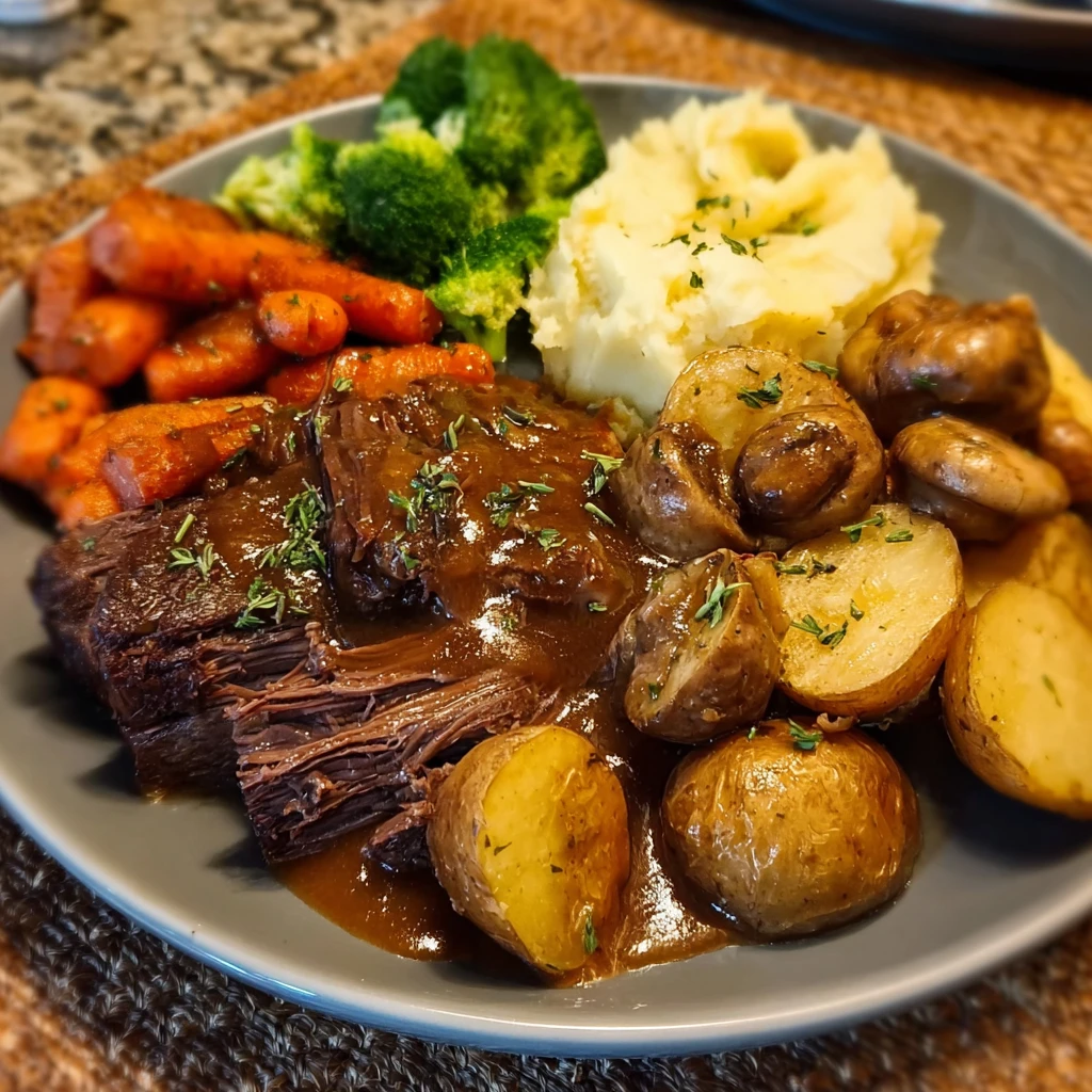 Pot Roast Dinner Plate