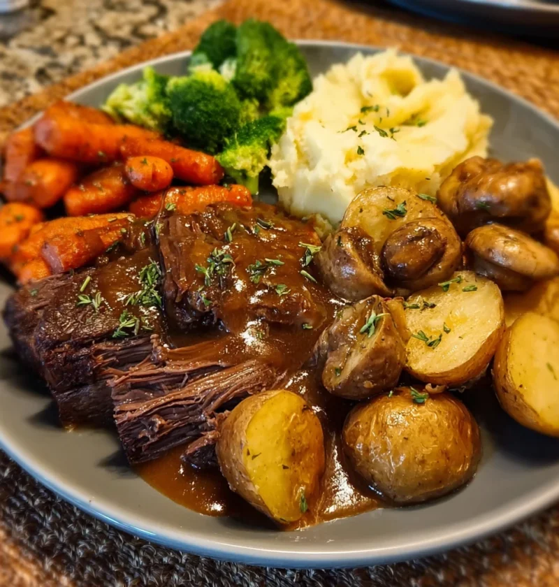 Pot Roast Dinner Plate
