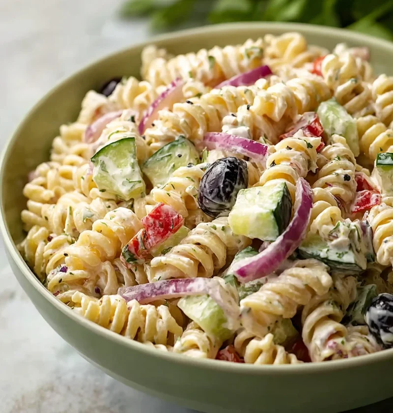 Pasta Salad Greek Yogurt Dressing
