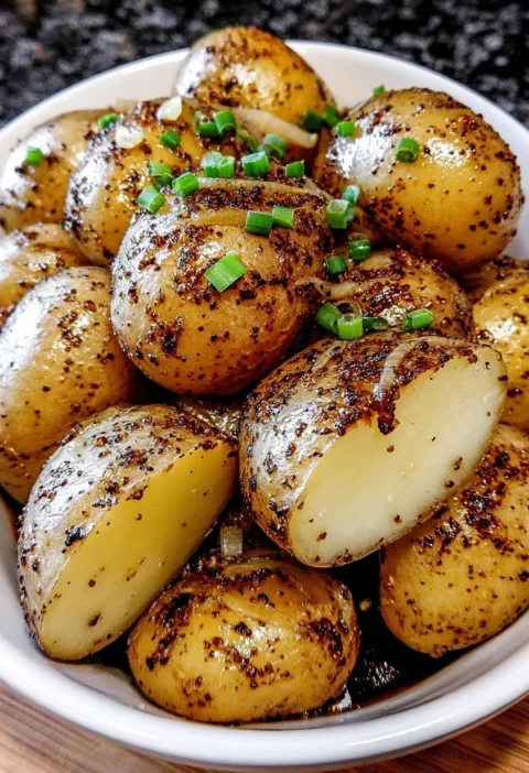 Slow Cooker Onion Butter Potatoes
