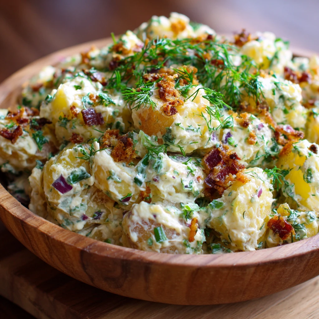 Smashed Potato Salad