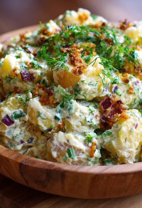 Smashed Potato Salad