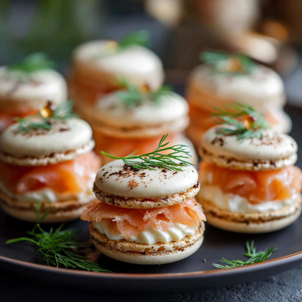 Smoked Salmon Macarons