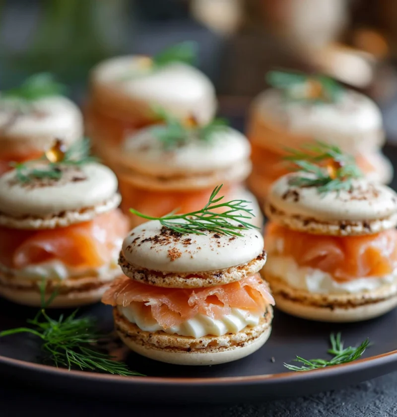 Smoked Salmon Macarons