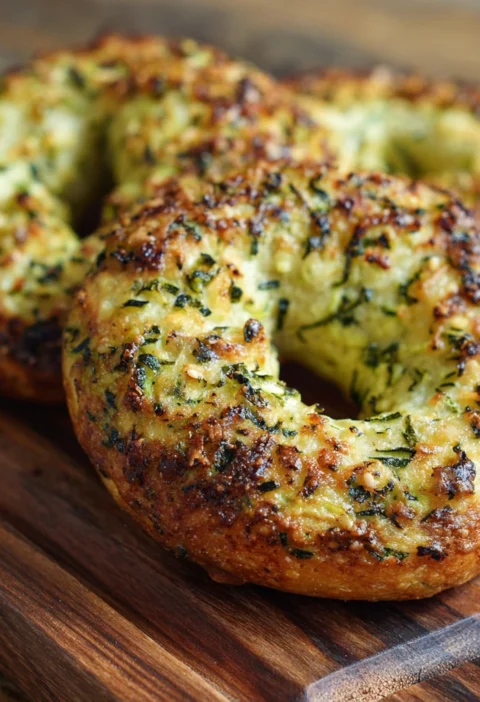 Zucchini Bagels