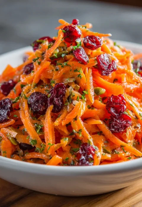 Apple Cranberry Carrot Salad