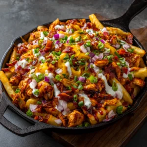 Bbq Chicken & Bacon Loaded Fries