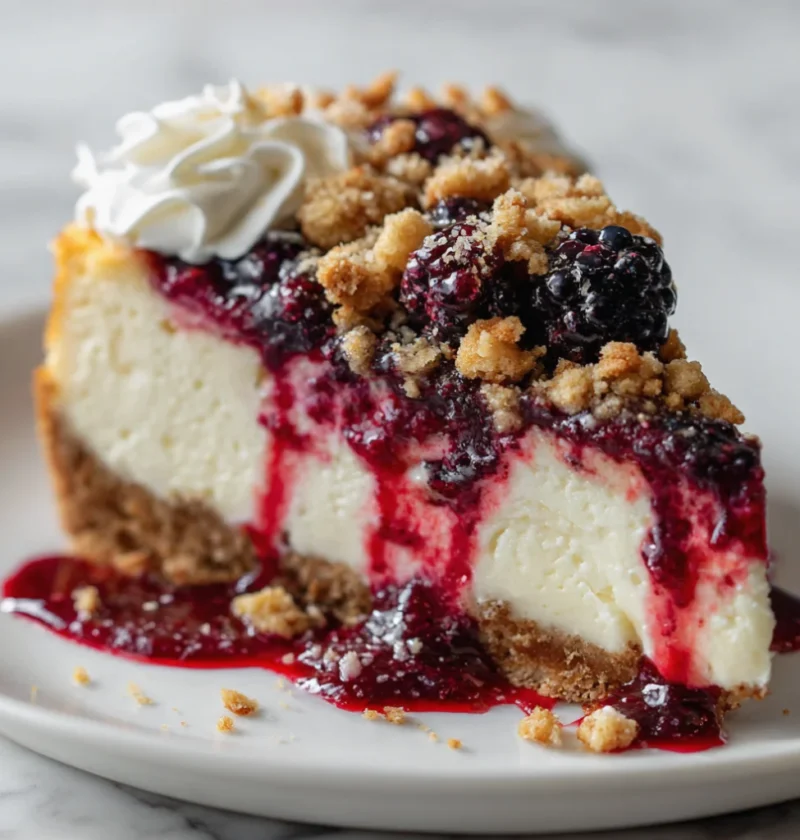 Berry Crumble Cheesecake