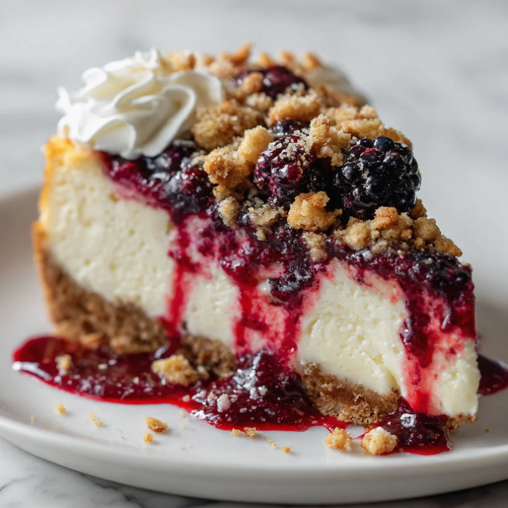 Berry Crumble Cheesecake