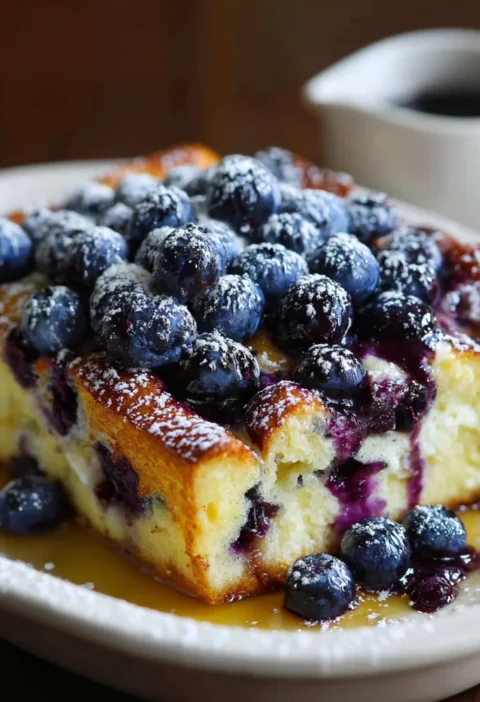 Blueberry Buttermilk Pancake Casserole