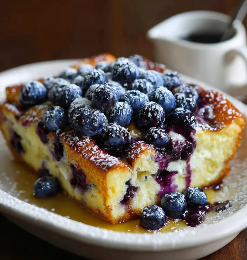 Blueberry Buttermilk Pancake Casserole