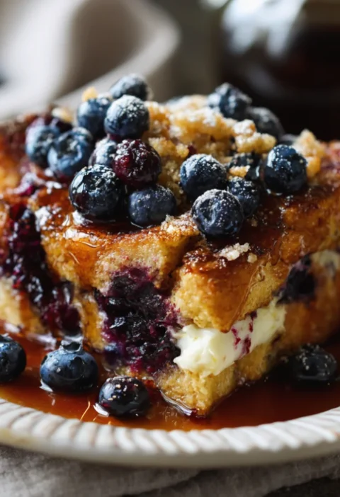 Blueberry French Toast Casserole