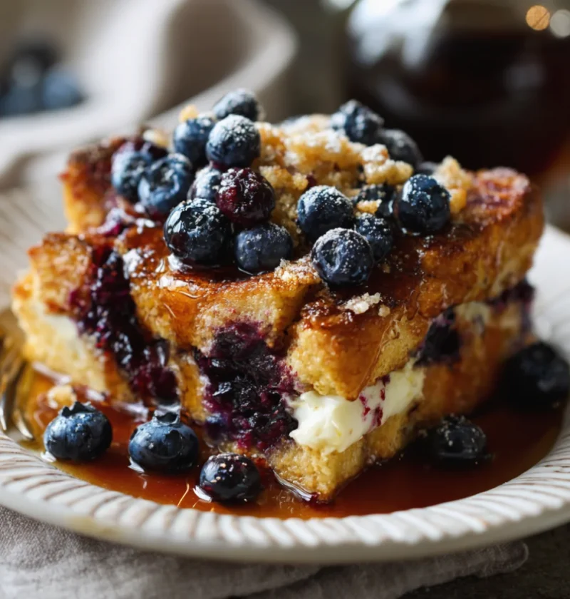 Blueberry French Toast Casserole