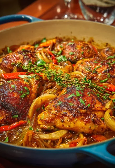 Braised Catalina Chicken
